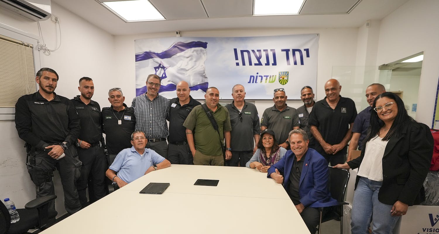 VFI Supports the City of Sderot with Emergency Equipment
