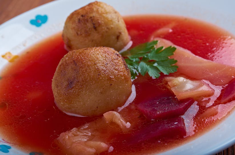 Red Kubbeh Soup